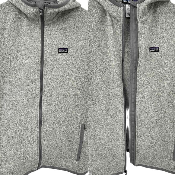 Patagonia | Better Sweater Fleece Hoody | Birch White | Sz M - Picture 4 of 13